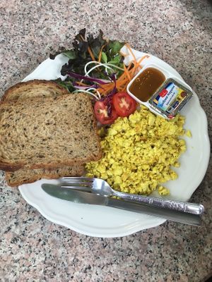 tofu scramble at Blue Diamond in Chiang Mai