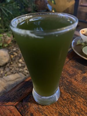 Gotu kola juice  at Blue Diamond in Chiang Mai