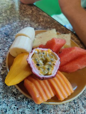 Fruit salad at Blue Diamond in Chiang Mai