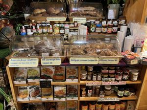 Breads, pastries and other items (vegan items labelled)  #Veganuary at Blue Diamond in Chiang Mai