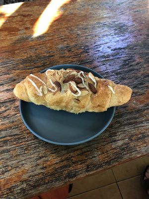 Almond croissant   at Blue Diamond in Chiang Mai