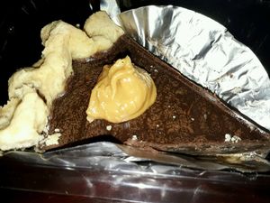 Vegan peanut butter pie at Blue Diamond in Chiang Mai