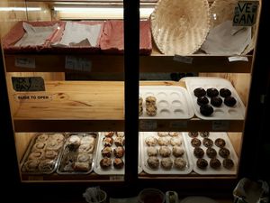 Vegan cakes at Blue Diamond in Chiang Mai