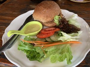 Veggie sandwich   at Blue Diamond in Chiang Mai
