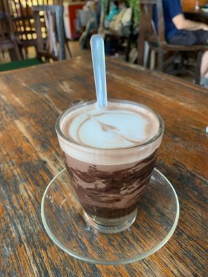 Hot chocolate   at Blue Diamond in Chiang Mai