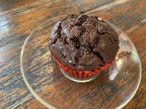 Chocolate muffin  at Blue Diamond in Chiang Mai