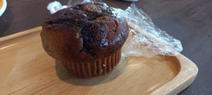 Vegan chocolate muffin at Blue Diamond in Chiang Mai