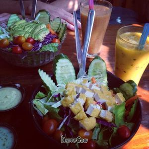 veg salad at Blue Diamond in Chiang Mai