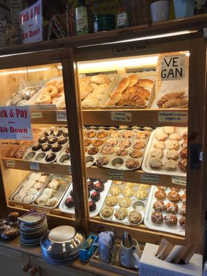 Vegan baked goodies at Blue Diamond in Chiang Mai