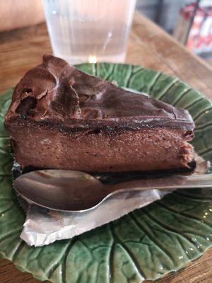 Chocolate Cheesecake at Blue Diamond in Chiang Mai