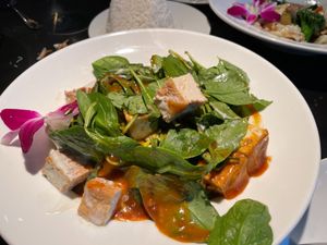 Swimming Rama at Noi Thai in Honolulu