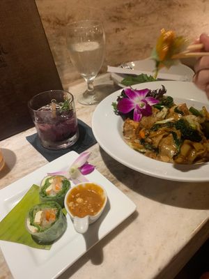 drunken noods  at Noi Thai in Honolulu