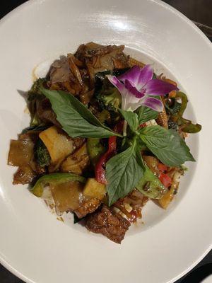 Drunken noodles   at Noi Thai in Honolulu