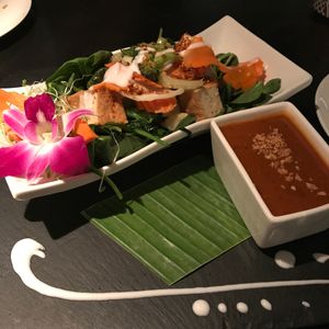 Swimming Rama at Noi Thai in Honolulu