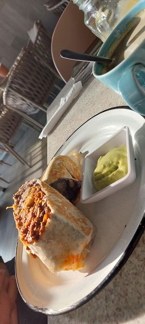 Breakfast burrito at Capricho Sin Culpa in Queretaro