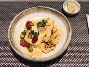 Home made, Gluten Free, Organic, Vegetarian, Pasta, (Daily Pasta)  at Mandala in Belgrade