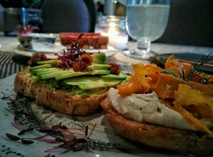 Tartines  at Mandala in Belgrade