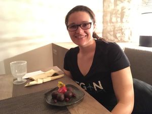 Berry chocolate  at Mandala in Belgrade