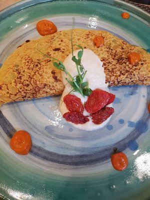 Fritata at Mandala in Belgrade