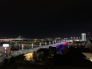 View from the summer Terrasse  at Mandala in Belgrade