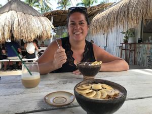 Cloud 9 kook smoothiebowls and Shake iced latte at SHAKA - Siargao in Siargao