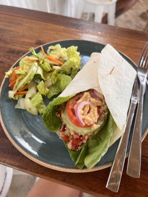 Falafel wrap 270  at SHAKA - Siargao in Siargao