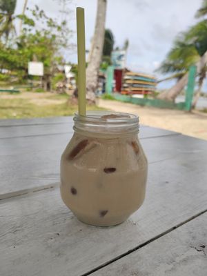 Coconut ice latte #Veganuary at SHAKA - Siargao in Siargao