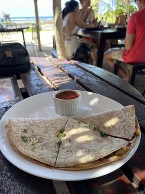Vegan quesadillas   at SHAKA - Siargao in Siargao