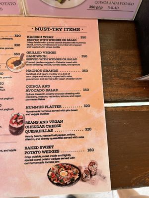 Menu april  at SHAKA - Siargao in Siargao