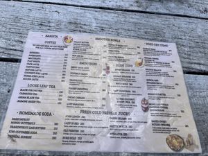 Menu   at SHAKA - Siargao in Siargao