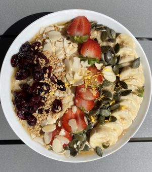 Fabulous porridge! Outstanding presentation .  at Bailgate Deli in Lincoln