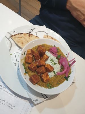 Curry of the day (daal) at Bailgate Deli in Lincoln