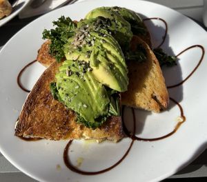 Avocado on Sourdough  at Bailgate Deli in Lincoln