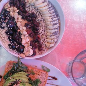 Fully loaded fresh porridge at Bailgate Deli in Lincoln