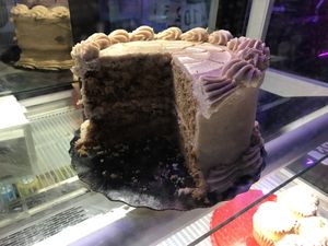 The Cinnamon cream cake at Morels Cafe in Louisville