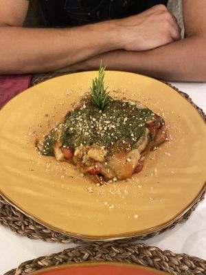 Parmigiana vegana (la più buona mai mangiata). Clamorosa!   at ErbOsteria in Trieste