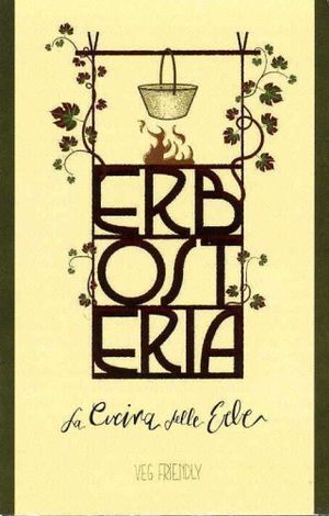 We want to promote a territorial food with medicinal plants and biological products. Each dish is vegan. at ErbOsteria in Trieste
