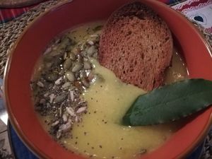 Delicious soup at ErbOsteria in Trieste