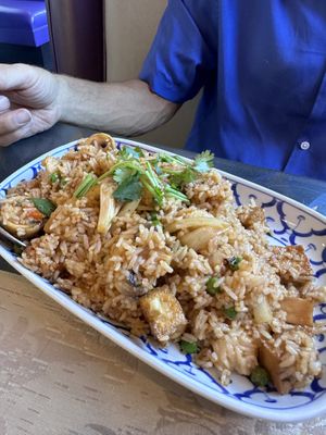 Tom Yum fried rice. Very good!  at Sawasdee Thai Cuisine in Ventura