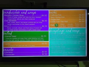 Food Menu at Cafe Boba in Kentwood