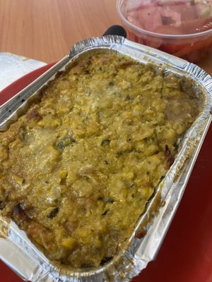 El menú que tenían para el día estaba super rico  at Almacen Vegano Ostara in Santiago