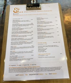 Brunch menu   at Eliane in Sunningdale