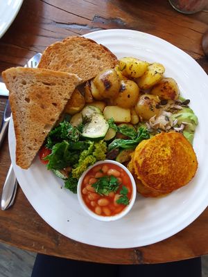Vegan brunch at Eliane in Sunningdale