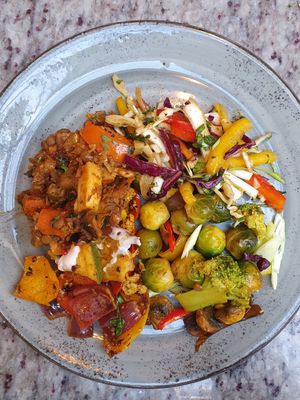 Salad plate at Eliane in Hungerford