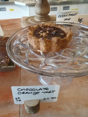 Cake counter at Eliane in Hungerford