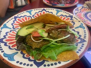 Falafel wrap at Bambi's Country Farm Market in High Springs
