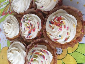 Mango Tango Cupcakes, totally delish! at Bambi's Country Farm Market in High Springs