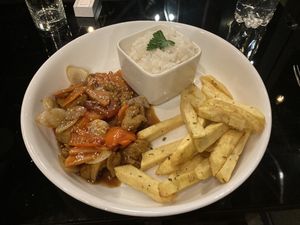 Lomito Saltado  at Fratello Vegan in Cuenca