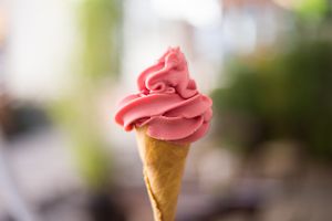 Ice cream! Minus the cream, of course :) at Fratello Vegan in Cuenca