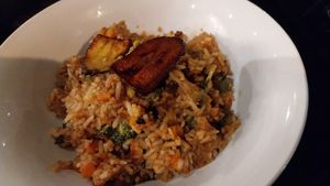 Fried rice at Fratello Vegan in Cuenca